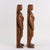 Brown Modern Female Figures in Walnut, 1970s, Set of 2 For Sale - Image 8 of 11