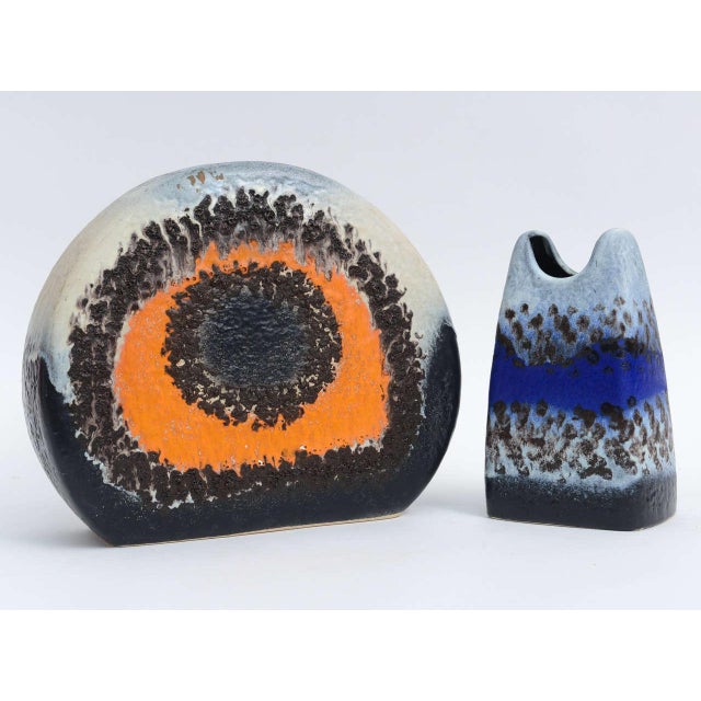 Set of 1960s German Fat Lava Potteries Vases, Series "Polar" by Dümler & Breiden For Sale - Image 10 of 10