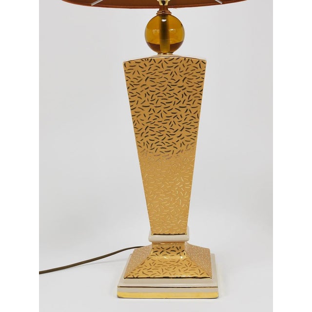 Vintage Porcelain Table Lamp, Italy, 1980s For Sale - Image 17 of 18
