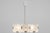 Glass Large Mid-Century Glass Chandelier from Veb Lighting, Germany, 1970s For Sale - Image 7 of 16