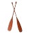 Vintage Wooden Oars Pair For Sale