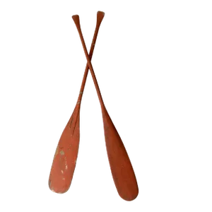Vintage Wooden Oars Pair