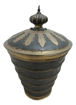 John Richard Brass Acanthus Bowl Urn Storage Planter French Regency