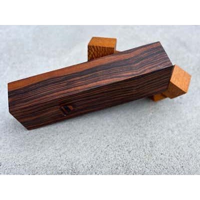 Brown Jay Rogers 1992 Exotic Wood Box with mystery drawers For Sale - Image 8 of 11