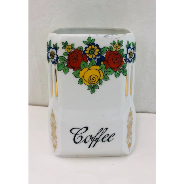 Antique Painted Porcelain Coffee Container For Sale - Image 10 of 10