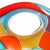 Murano Vintage Murano Rainbow Colors Pezzato Design Italian Art Glass Mid Century Centerpiece Bowl For Sale - Image 4 of 7