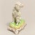 Early 20th Century Antique Dresden Germany Porcelain Poodle With Applied Floral Encrustation For Sale - Image 5 of 7