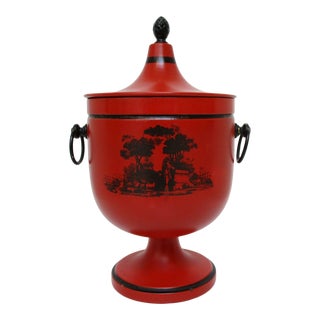 Italian Tole Ice Bucket For Sale