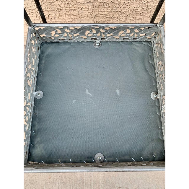 Vintage Upholstered Bistro Chairs For Sale - Image 9 of 11