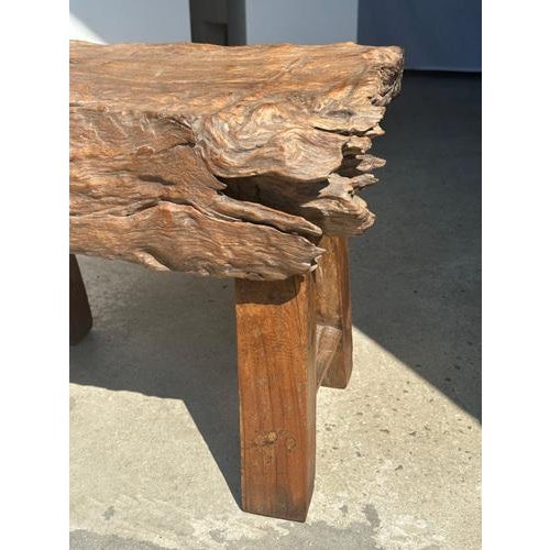 Small Side Table in Asian Teak For Sale - Image 12 of 18