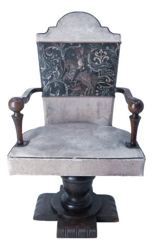 Spanish Swivel Desk Armchair, 1940s