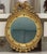 Vintage Large Scale American Federal Revival Giltwood Eagle Crest Round Mirror For Sale - Image 13 of 17