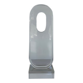 Revelation Modern Tall Crystal Minion Sculpture For Sale