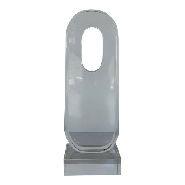 Revelation Modern Tall Crystal Minion Sculpture For Sale