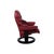 Reno Leather Recliner in Red with Footstool and Manual Function by Stressless, Set of 2 For Sale - Image 12 of 17