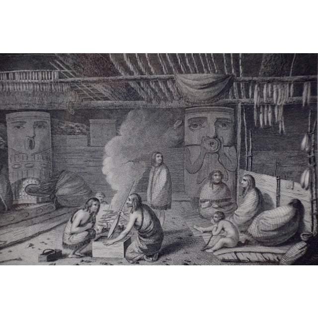 "Inside of a House in Nootka Sound" (Canada) by John Webber From Captain Cook's 3rd Voyage, 1784 For Sale In San Francisco - Image 6 of 8