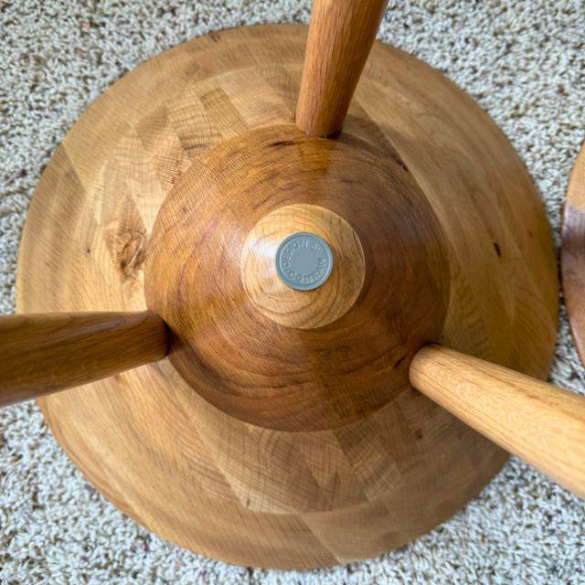 Late 20th Century, Design by Conran, Solid Oak End Tables, Pair For Sale - Image 11 of 17