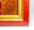 Signed Phyllipa, Maasai Herder Oil Painting, Red & Ochre For Sale In Portland, OR - Image 6 of 8