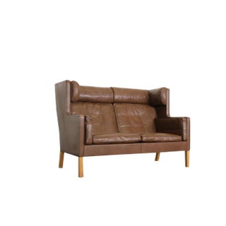 Leather Sofa 2292 Coupe by Børge Mogensen for Fredericia For Sale