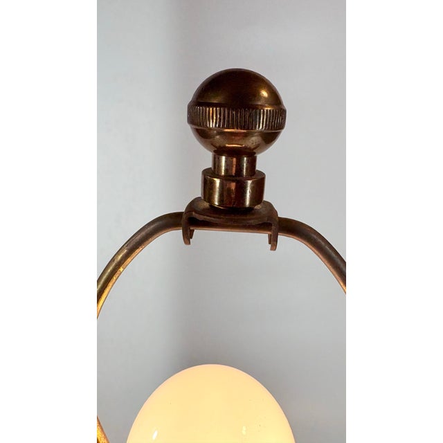 Wood Mid 20th Century Fredrick Cooper Brass Lamp, Hollywood Regency, Midcentury Modern For Sale - Image 7 of 12