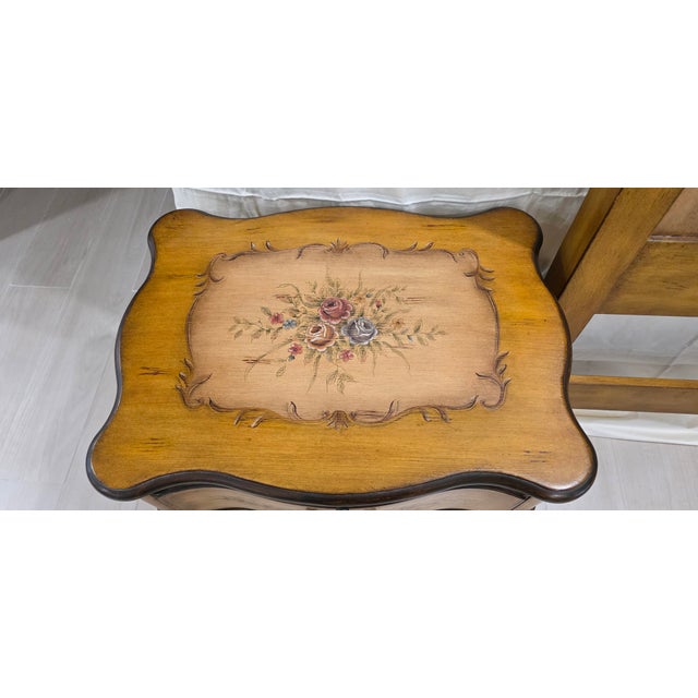 French Provincial Late 20th Century Pair of French Provincial Style Nightstands by Butler Specialty Co For Sale - Image 3 of 7