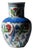 Handmade Ceramic Vase (20cm) – Classic Iznik Red Tulips & Blue Petal Collar – Traditional Floral Art For Sale