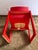 Red 1970s Red Modern Vanity Table and Chair - Set of 2 For Sale - Image 8 of 12