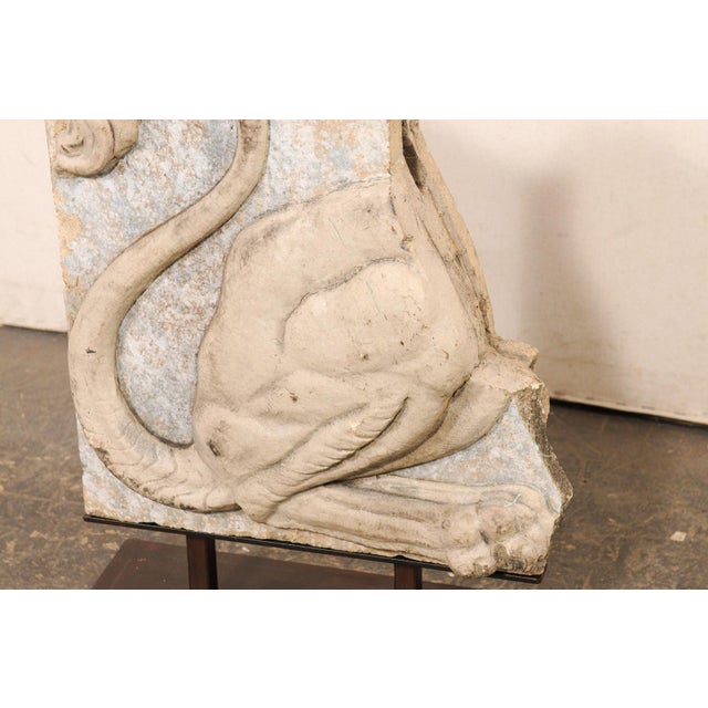 A wonderful terracotta architectural griffin tail fragment from the turn of the 19th and 20th century. This antique...