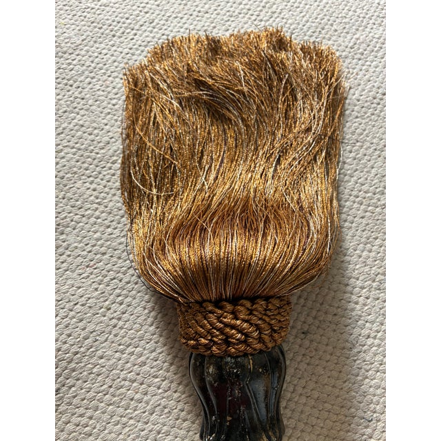 Victorian Bronze Copper Rope Curtain Fastener With Tassel For Sale In Los Angeles - Image 6 of 6
