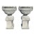Pair of Garden Urns on Pedestals For Sale