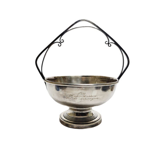 Silver Art Nouveau Fruit Basket from WMF, 1890s For Sale - Image 8 of 8