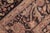 Textile Art Nouveau Floral 1990's Pak-Persian Black/Green Wool Rug - 6'2'' X 9'0'' For Sale - Image 7 of 9