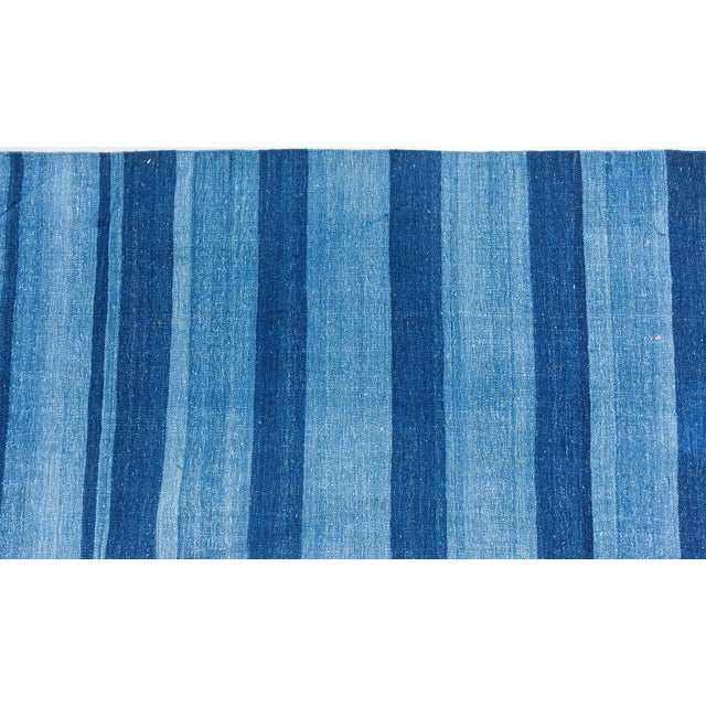 Mid 20th Century Vintage Indian Dhurrie Rug Doris Leslie Blau For Sale - Image 5 of 9