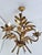 French Gilt Palm Leaf Chandelier, 1950 For Sale - Image 6 of 15