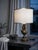 Metal Liberty Brass Lamp with Putto, 1900s For Sale - Image 7 of 7