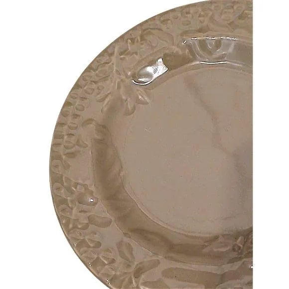 Olive Set of 5 Home Grown Riviera Van Beer Stoneware Five 6" Cake Plate Mustard Green Vintage For Sale - Image 8 of 11