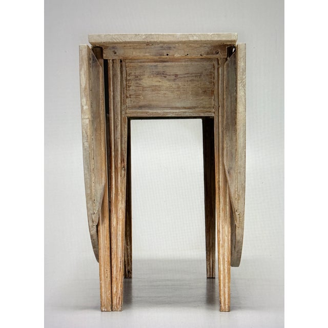 Antique Gustavian Folding Table, 1780 For Sale - Image 11 of 12