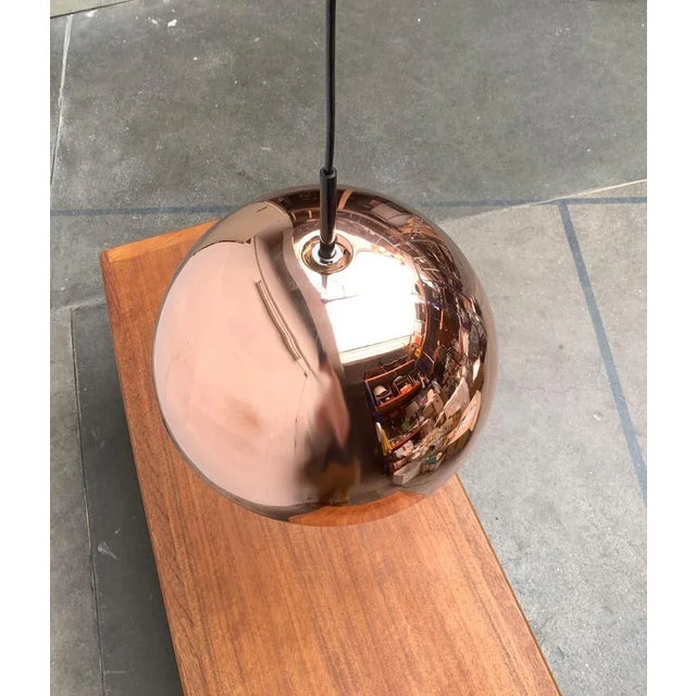 Mid-Century German Dome Copper Pendant Lamp from Staff Leuchten, 1960s For Sale - Image 5 of 18