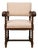19th Century French Walnut Louis XIII Throne Style Chair For Sale