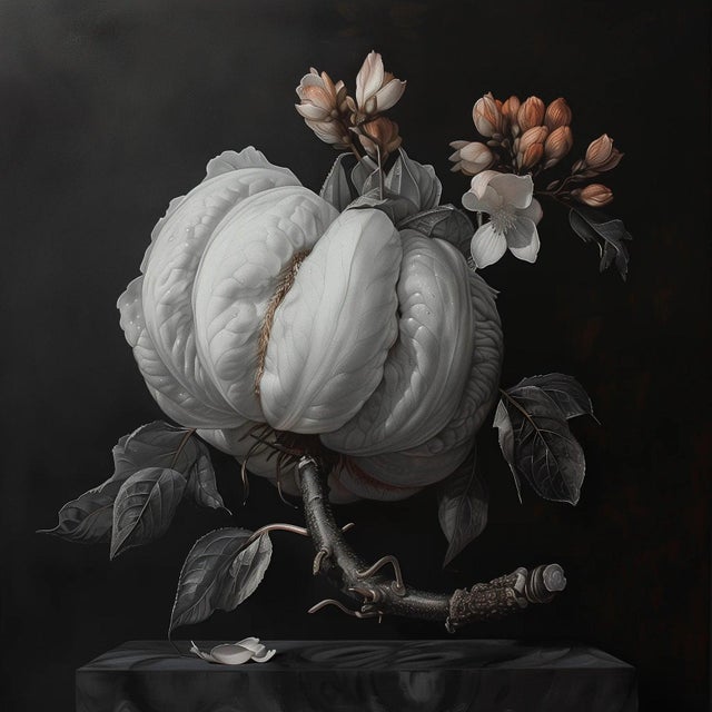 Contemporary Set of 4 - Art Wall Installation 40" X 40" - 'Blossoming Flowers' - Limited Edition Botanical Photograph Prints For Sale - Image 3 of 12
