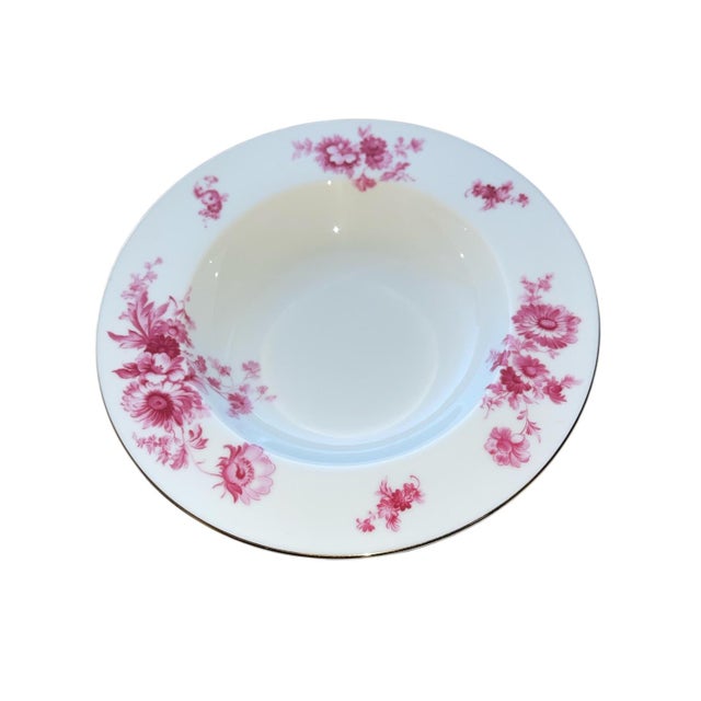 Vintage Noritake Carolyn #3055 Bowls Pink Flowers With Gold