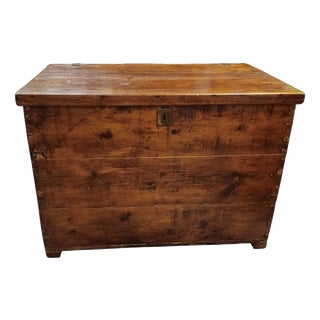 Mid-Century Wooden Chest, 1960s For Sale
