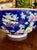 Vintage Chinese Famille Rose Cobalt Blue Porcelain Bowl For Sale - Image 4 of 7