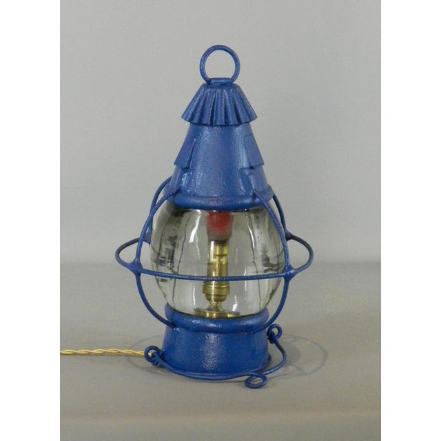 Antique Globe Ship's Lantern For Sale - Image 11 of 12