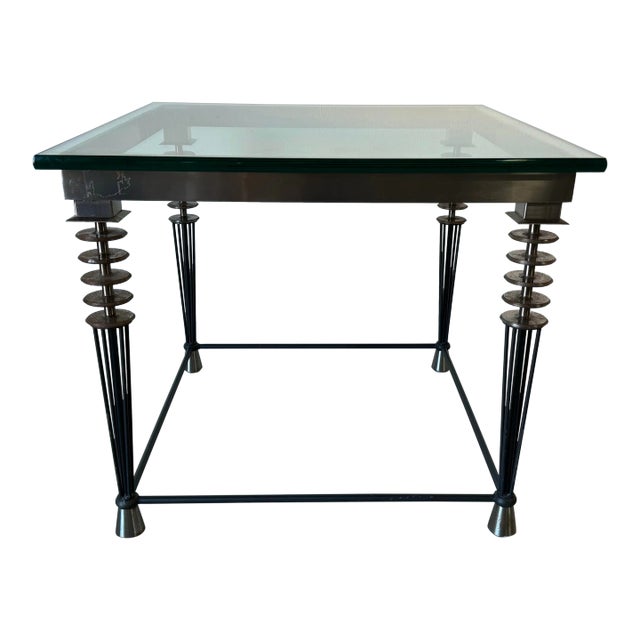 1980's Larry Laslo for Directional Side Table For Sale