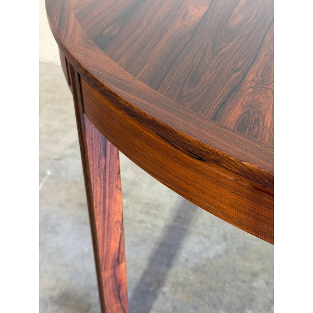 Wood Bertil Fridhagen for Bodafors Extendable Dining Table With Two Leaves Rosewood Swedish Mid-Century Modern 1960s For Sale - Image 7 of 15