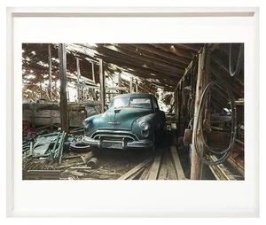 Andrew Moore, Olds In the Sheep Barn, Sioux County, Nebraska, 2014, Photograph