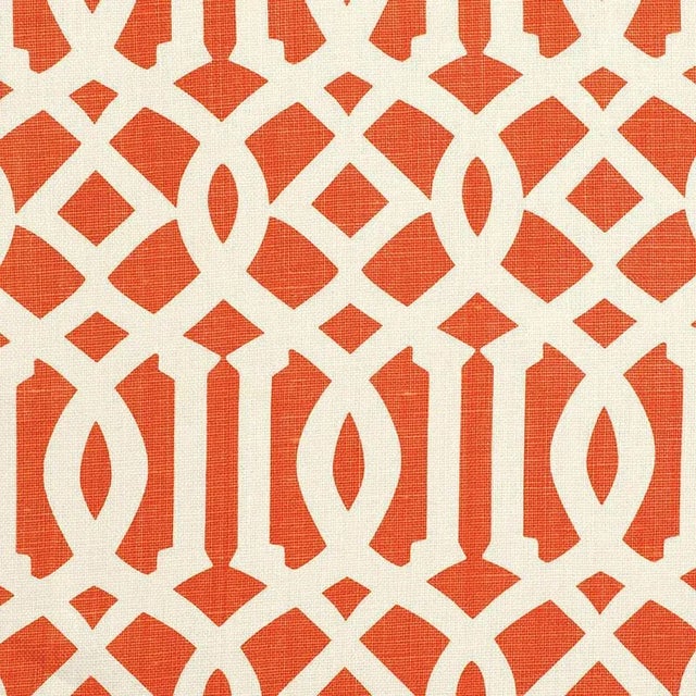 An iconic Schumacher design, Imperial Trellis epitomizes Hollywood Regency glamour. Also available as a wallcovering,...