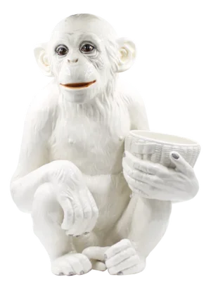 Vintage Monkey Chimpanzee in Ceramic, 1960s