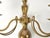Brass Pair of Hollywood Regency Brass Rope & Tassel Wall Sconces | Double Taper Wall Candle Holders For Sale - Image 8 of 15